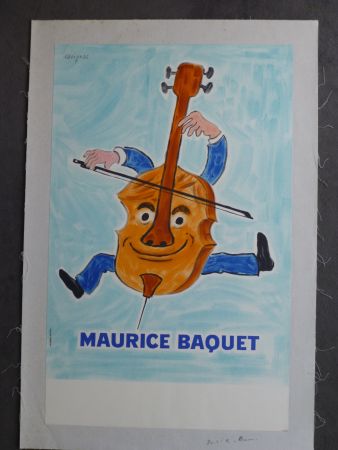 Cartel Savignac - Maurice Baquet violonceliste 