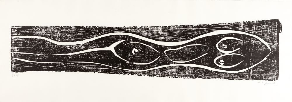 Grabado En Madera Penck - Meer (Sea)