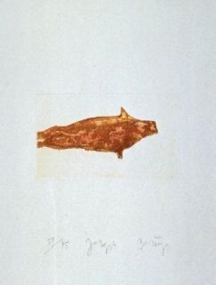 Aguafuerte Y Aguatinta Beuys - Meerengel Robbe II