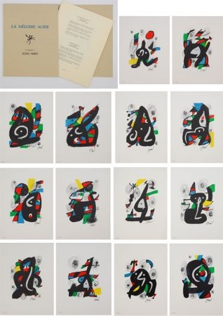 Litografía Miró - Melodie acide