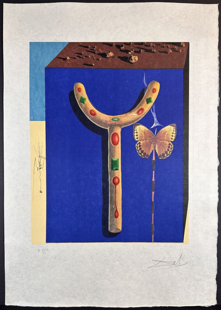 Grabado Dali - Memories of Surrealism Surrealist Crutches