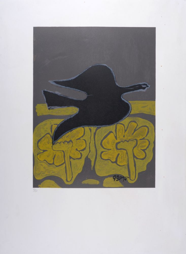 Litografía Braque - Menton, 1964