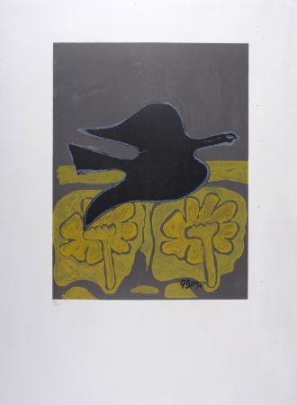 Litografía Braque - Menton, 1964