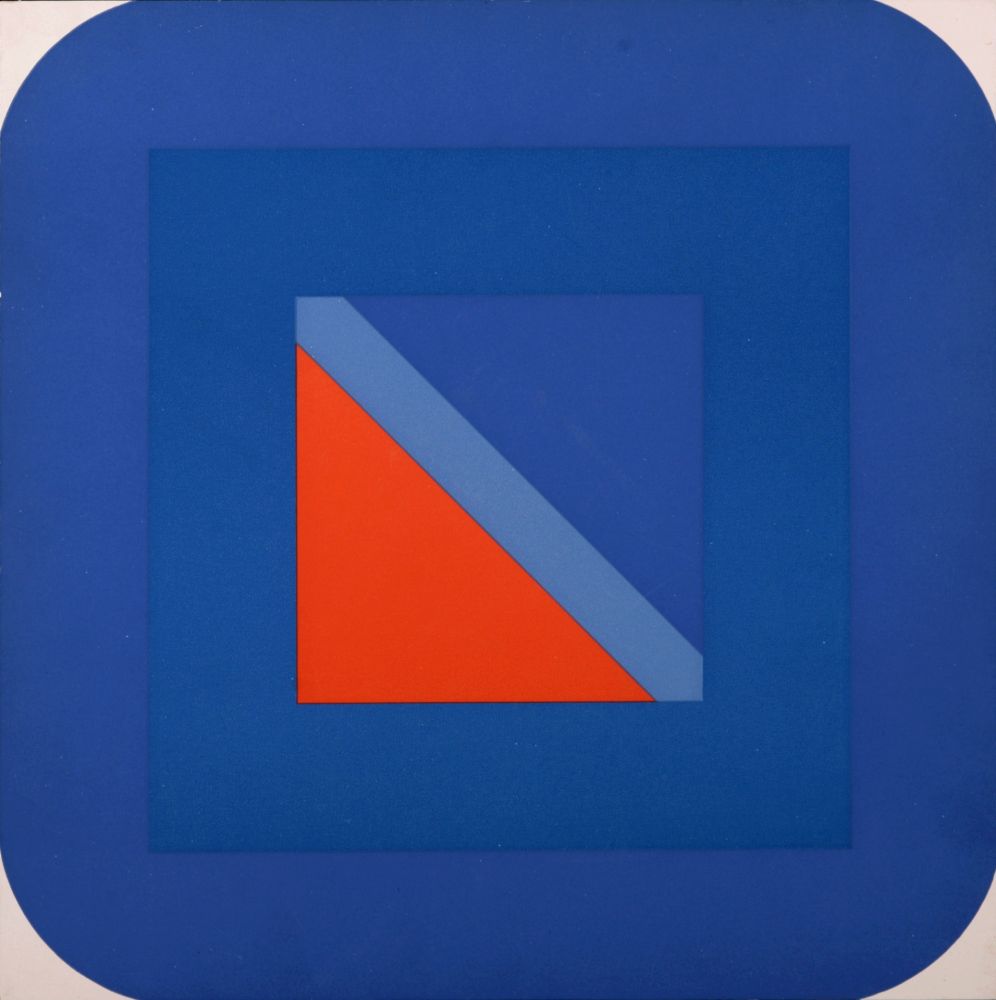 Serigrafía Pfahler - Metro Blau, 1967 - Very scarce!