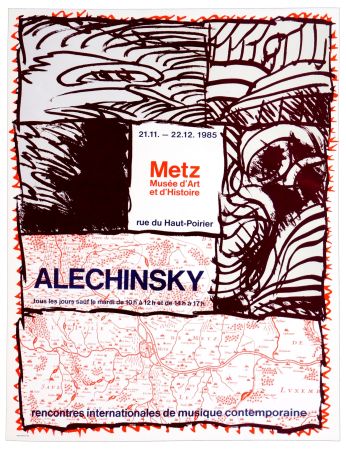 Litografía Alechinsky - Metz Musée d'Art et d'Histoire