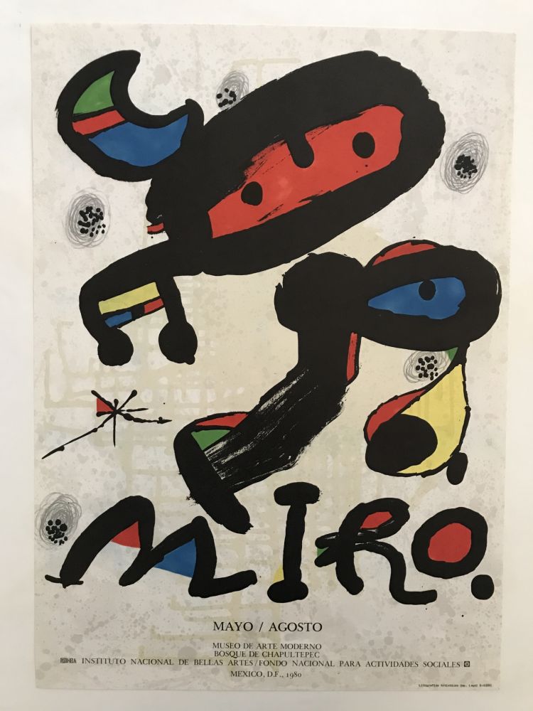 Cartel Miró - Mexico Museo de Arte Moderno