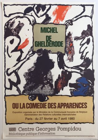 Cartel Alechinsky - Michel de Gherolde / Centre Pompidou