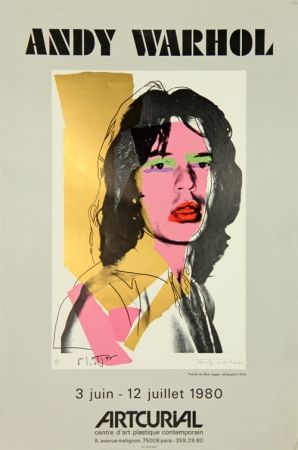 Serigrafía Warhol - Mick Jagger  