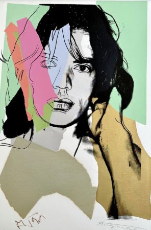 Serigrafía Warhol - Mick Jagger