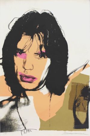 Serigrafía Warhol - Mick Jagger 141 by Andy Warhol