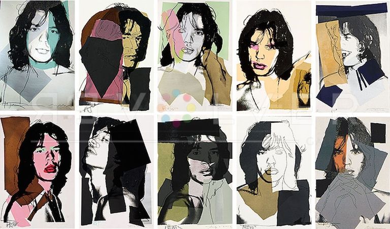 Serigrafía Warhol - Mick Jagger Complete Portfolio