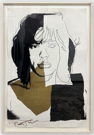 Serigrafía Warhol - MICK JAGGER, from the portfolio of ten screenprints