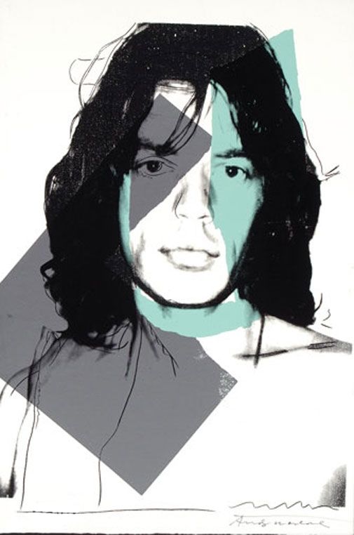Serigrafía Warhol - Mick Jagger (FS II.138)