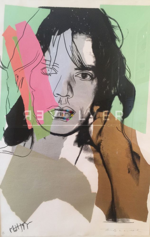 Serigrafía Warhol - Mick Jagger (FS II.140)