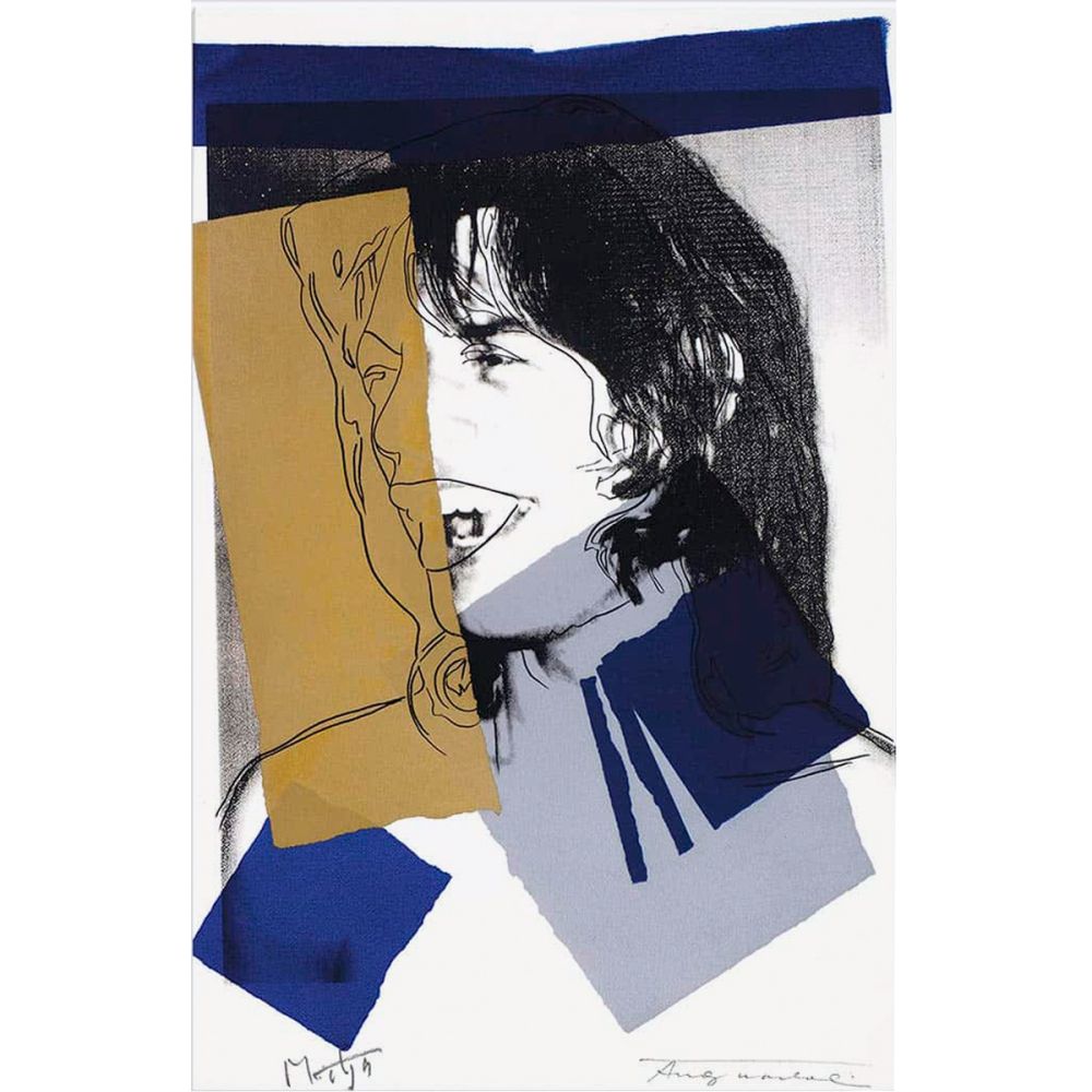 Serigrafía Warhol - Mick Jagger (FS II.142)