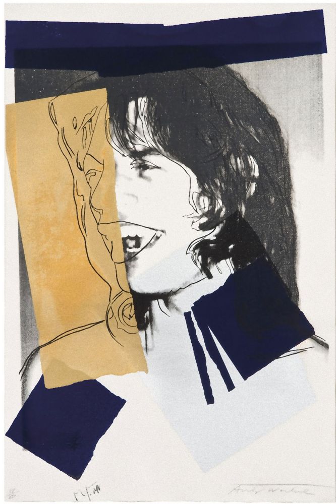 Serigrafía Warhol - Mick Jagger (FS II.142)