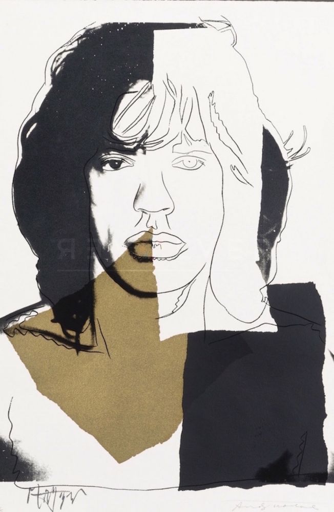 Serigrafía Warhol - Mick Jagger (FS II.146)