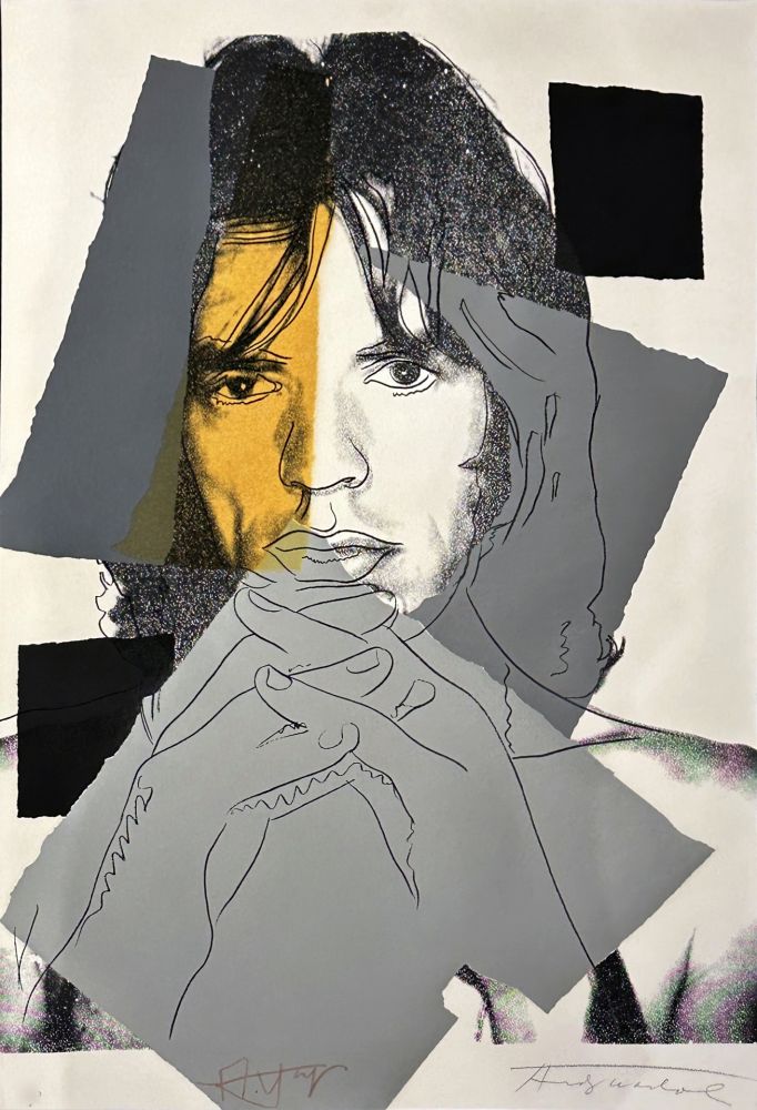 Serigrafía Warhol - Mick Jagger (FS II.147)