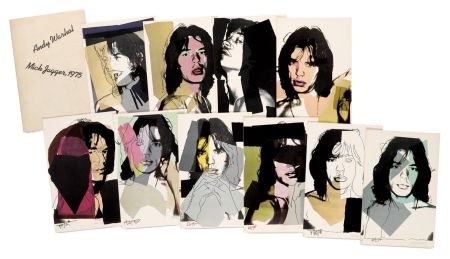Litografía Warhol - Mick Jagger Portfolio