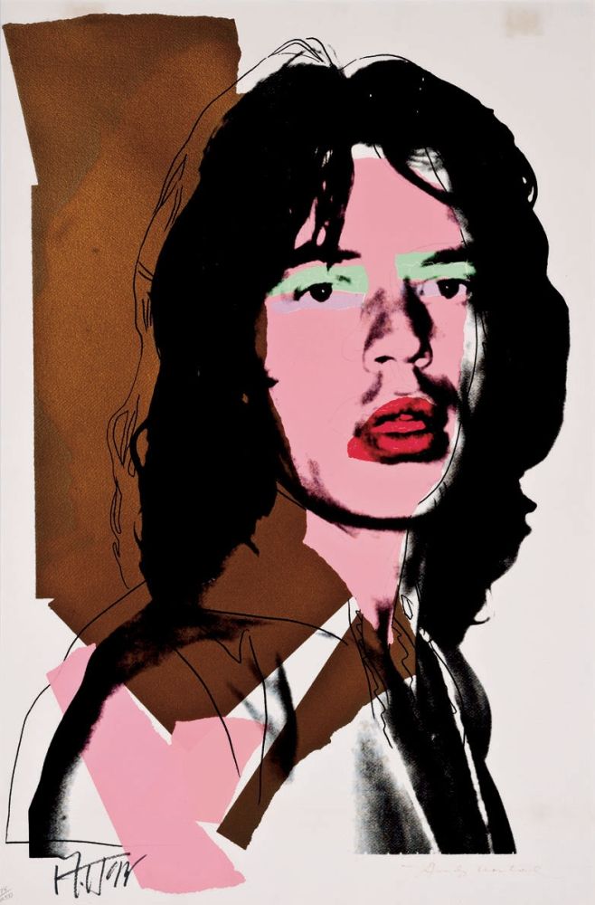 Serigrafía Warhol - Mick Jagger (Red Lips) (FS II.143) by andy warhol