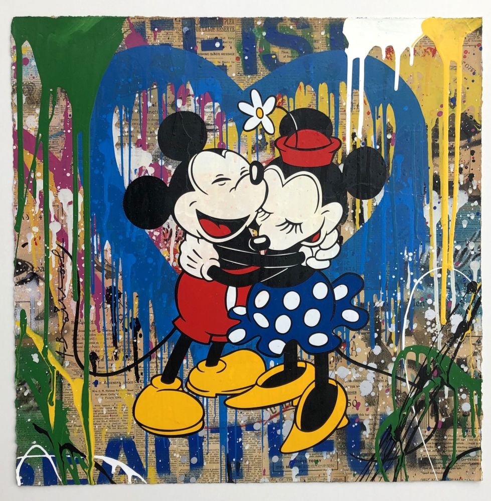 Múltiple Mr Brainwash - Mickey & Minnie