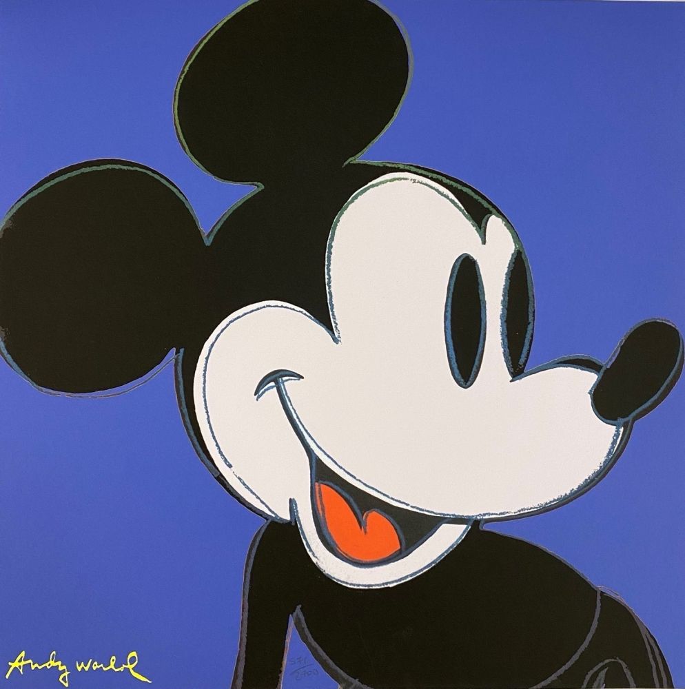 Offset Warhol - Mickey Mouse (Blue)