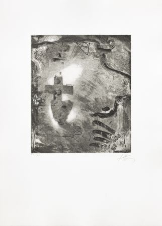 Grabado Tàpies - Minor II