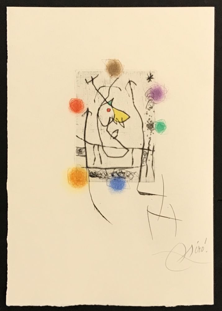 Grabado Miró - Miranda et la Spirale Complete Suite (Illustrated Book)