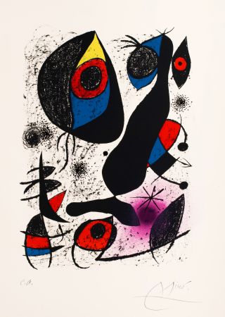 Litografía Miró -   Miro a L’Encre