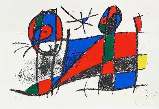 Litografía Miró - Miro lithographe
