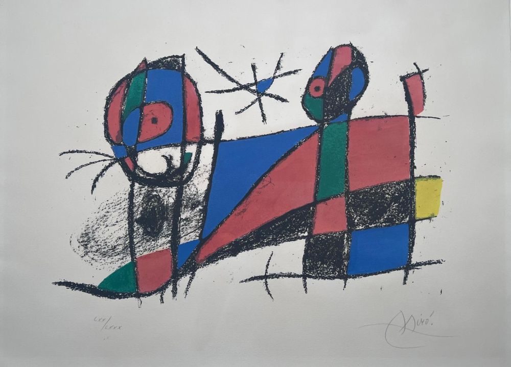 Litografía Miró - Miro Lithographe II 