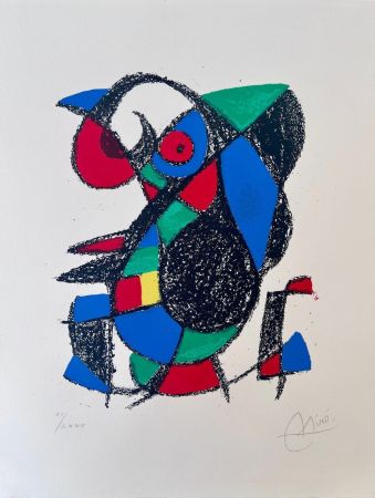 Litografía Miró - Miro Lithographe II planche 12 