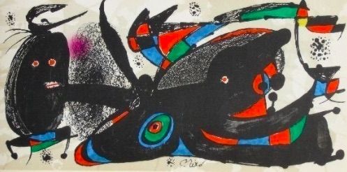 Litografía Miró - Miro sculpteur Angleterre