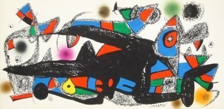 Litografía Miró - Miro sculpteur, Danemark