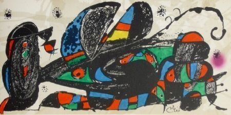 Litografía Miró - Miro sculpteur, Iran