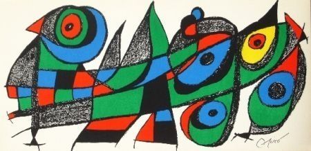 Litografía Miró - Miro sculpteur, Japon