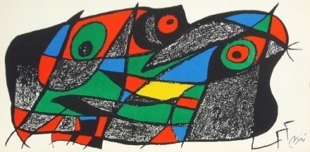 Litografía Miró - Miro sculpteur, Suède
