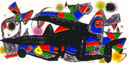 Litografía Miró -  Miro Sculptor -Denmark 