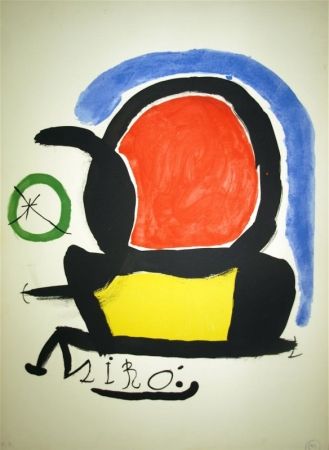 Litografía Miró - MIRÓ EL TAPIS DE TARRAGONA