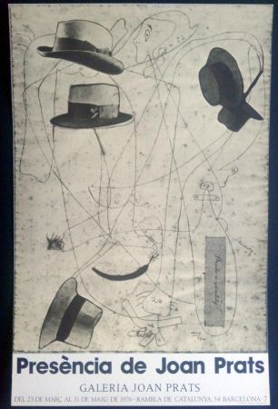 Cartel Miró - Miró - Prèsencia de Joan Prats 1976