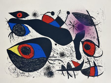 Litografía Miró - Miró a l’encre