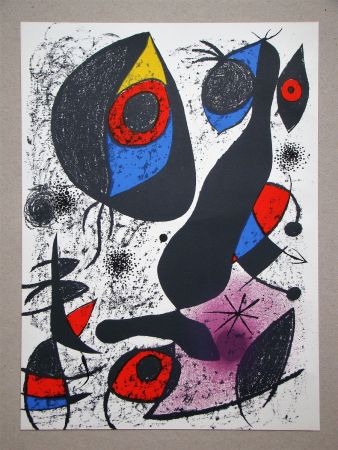 Litografía Miró - Miró a l'encre