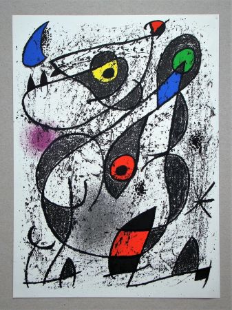 Litografía Miró - Miró a l'encre