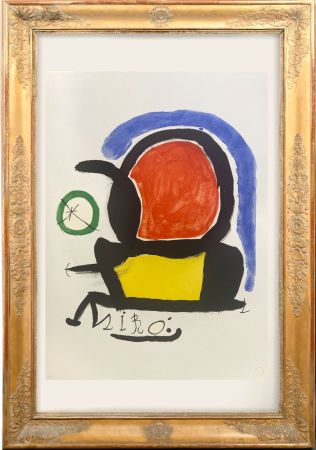 Litografía Miró - Miró el tapís de Tarragona