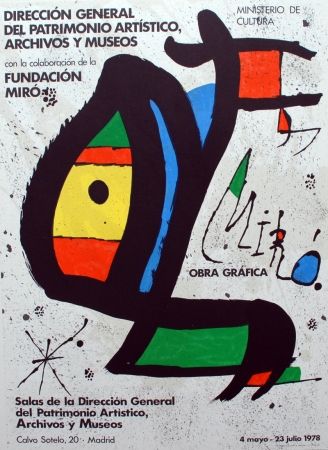 Litografía Miró - Miró obra gráfica
