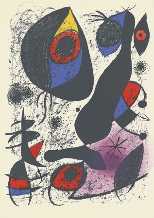 Litografía Miró - Miró à l'encre