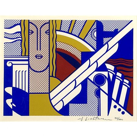 Serigrafía Lichtenstein - Modern Art Poster 