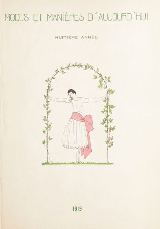 Libro Ilustrado Marty - MODES ET MANIÈRES D'AUJOURD' HUI. Huitième Année. 1919