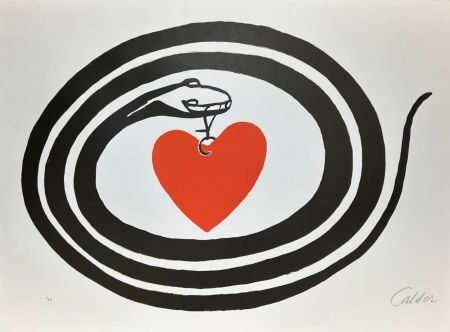 Litografía Calder - Mois Mondial du Coeur
