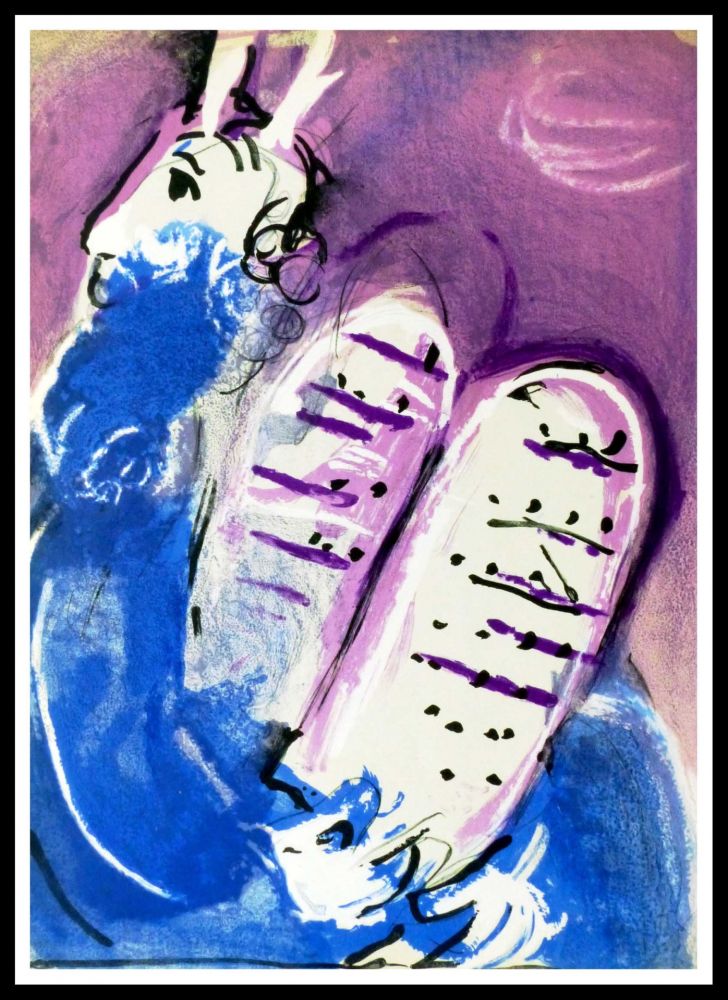 Litografía Chagall - MOISE II